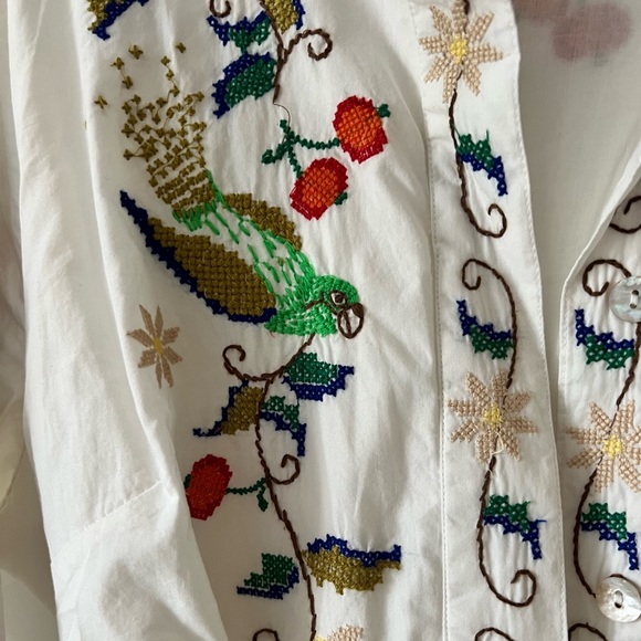 ❤️ Offers FARM Rio White Embroidered Mini Dress - Picture 6 of 7